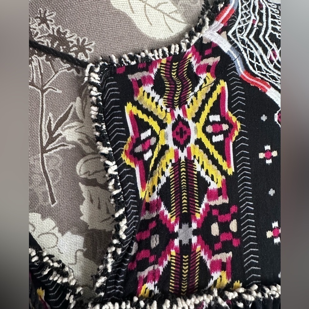 Anthropologie Maeve Emmaline Blouse in Folklore blue white embroidered  -Sz XS - Picture 5 of 9
